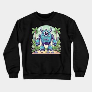 Happy Robot Crewneck Sweatshirt